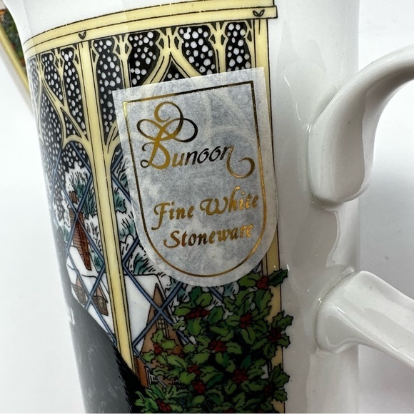 Christmas Cats Sue Scullard Tea Mug cup Dunoon Vintage Fine Stoneware England - Picture 5 of 6